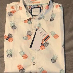 Men's Button Down Pineapple Shirt